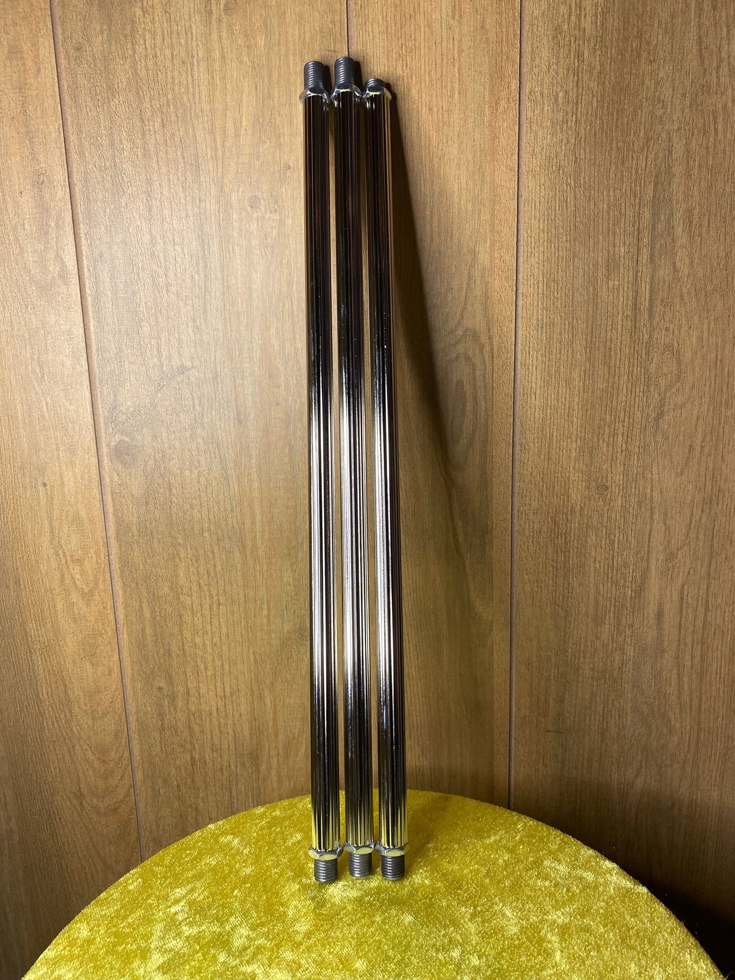 Set of Three 18-Inch Steel Replacement Columns for Rain Lamps