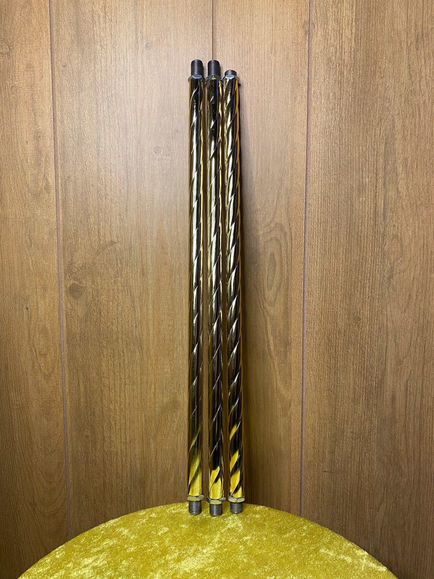 Set of Three 18-Inch Steel Replacement Columns for Rain Lamps