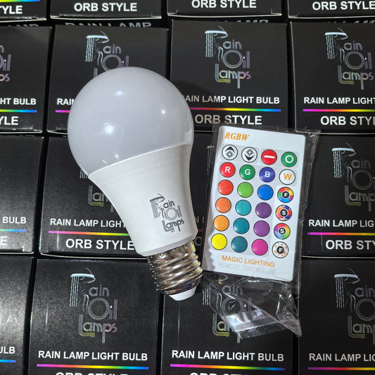 Rain Lamp Light Bulb | Orb-Style Color-Changing LED Bulb with Remote